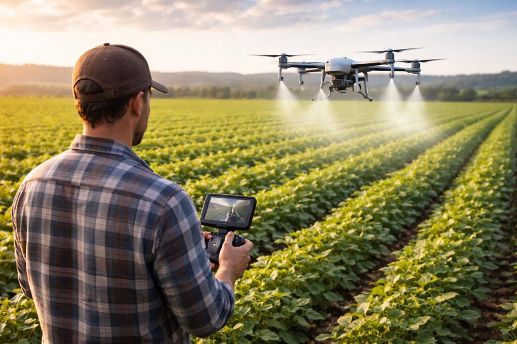 Crescimento do Setor de Drones Agrícolas Gera Novas Oportunidades de Emprego