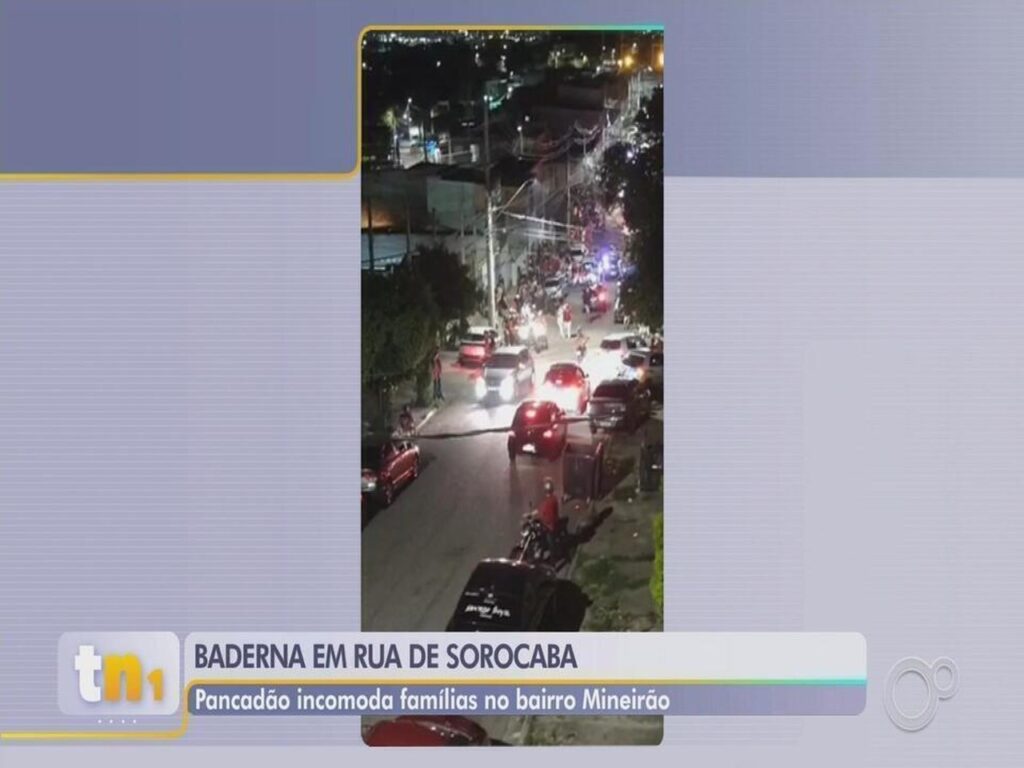 Homem é Flagado Atirando Durante Festa em Sorocaba: Vídeo Impactante