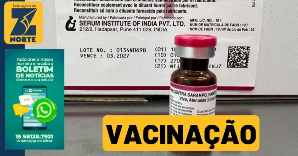 Vacinação contra Sarampo, Caxumba e Rubéola: Secretaria da Saúde Alerta Sobre Importância