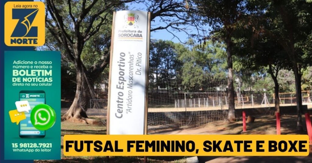 Centro Esportivo Dr. Pitico Lança Novas Turmas de Futsal Feminino, Skate e Boxe Centro Esportivo Dr. Pitico Lança Novas Turmas de Futsal Feminino, Skate e Boxe