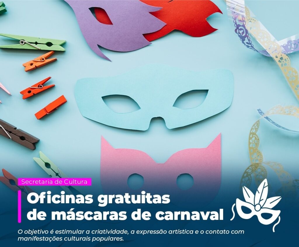 Oficinas de Máscaras de Carnaval nas Bibliotecas de Sorocaba: Arte e Sustentabilidade em Foco