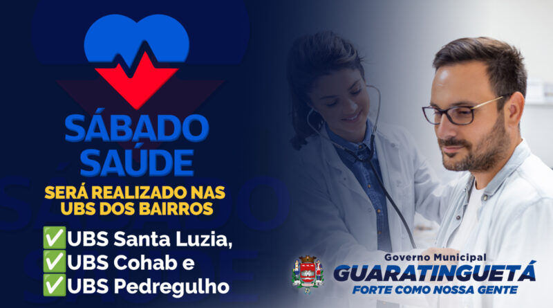 Sábado Saúde: Prefeitura de Guaratinguetá Oferece Atendimento Integral à População Sábado Saúde: Prefeitura de Guaratinguetá Oferece Atendimento Integral à População