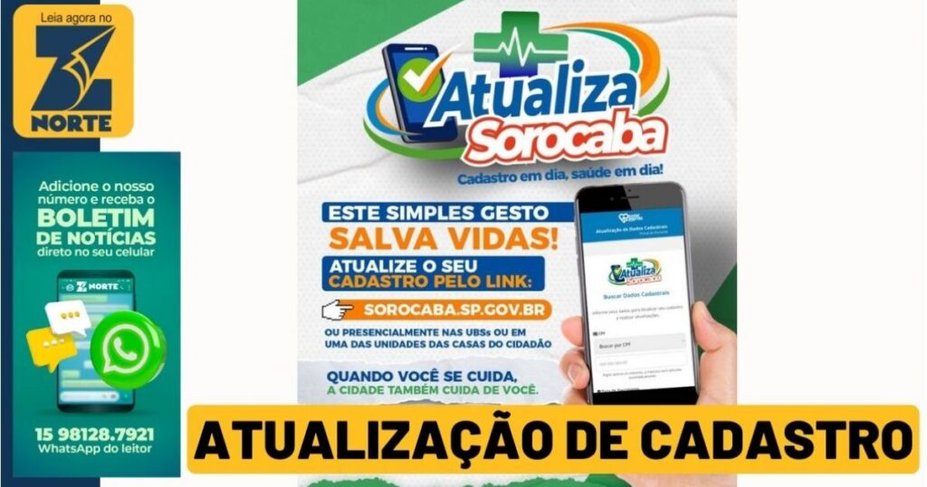 Sorocaba Lança Campanha de Atualização Cadastral na Saúde para Melhorar Atendimento