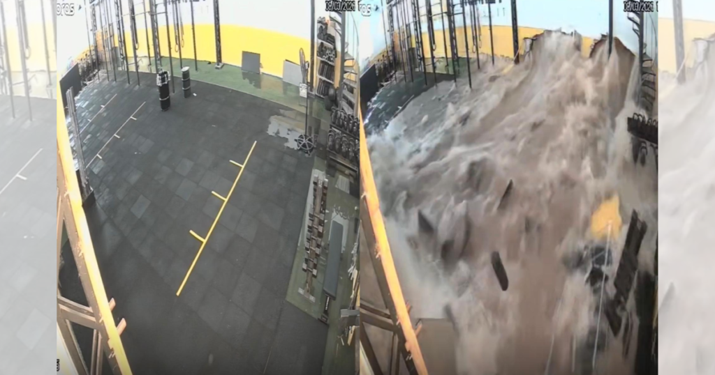 Chuva Forte Causa Destruição em Academia de Crossfit na Zona Sul de São Paulo