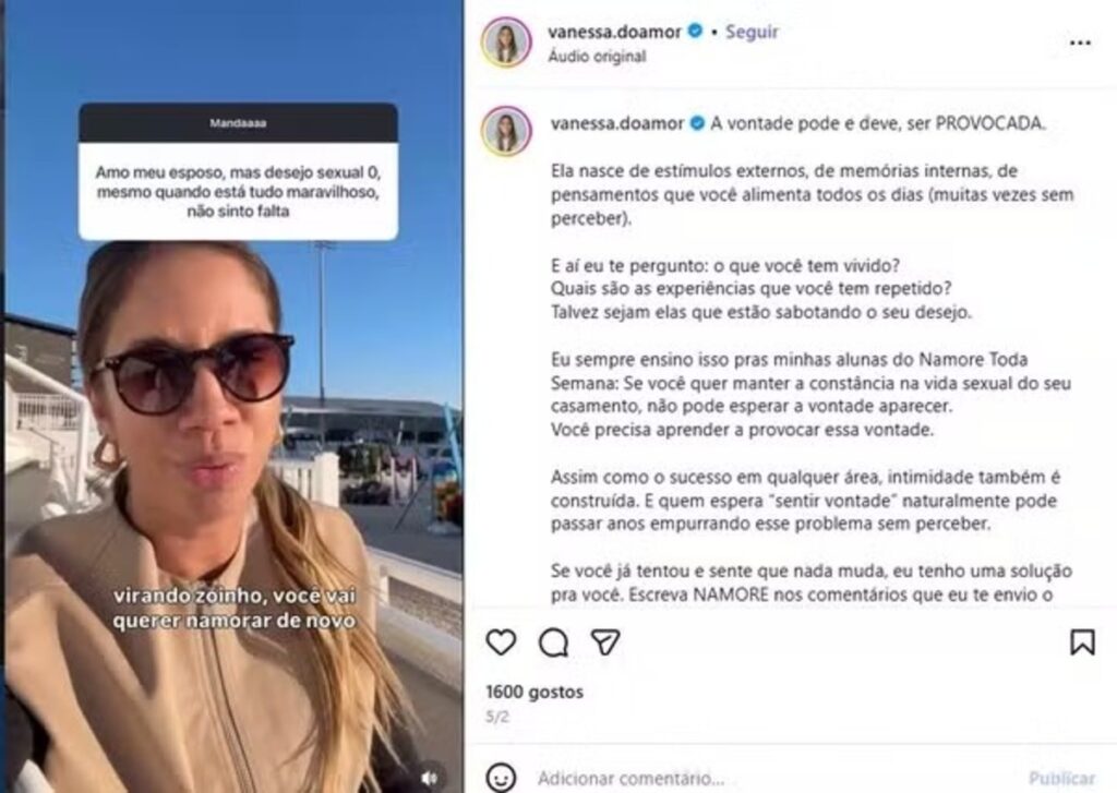 Pastora e Sexóloga Vanessa Ananias: Quebrando Tabus sobre Sexo e Fé nas Redes Sociais Pastora e Sexóloga Vanessa Ananias: Quebrando Tabus sobre Sexo e Fé nas Redes Sociais