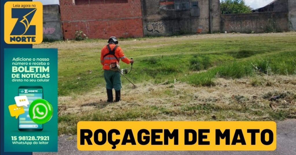 Sorocaba Intensifica Roçagem de Mato para Manter a Cidade Limpa e Saudável