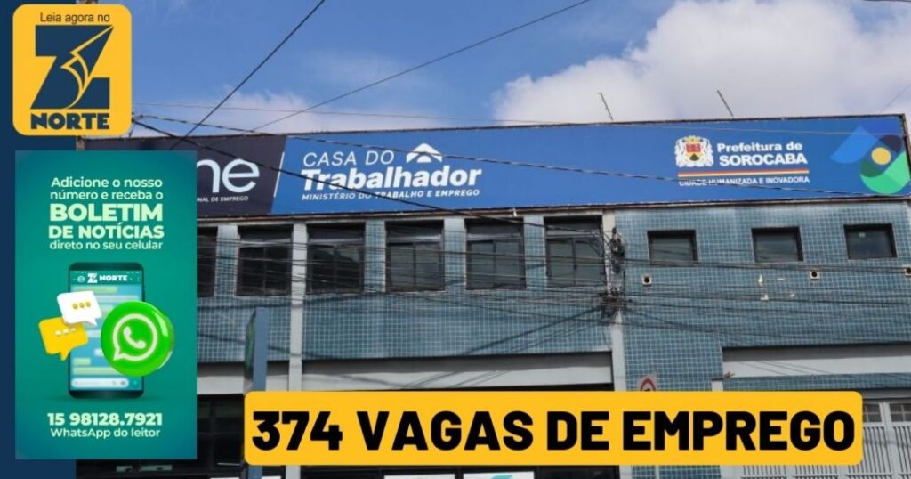 Sorocaba Oferece 374 Vagas de Emprego no Setor de Comércio