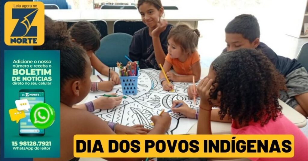 Celebração do Dia dos Povos Indígenas em Atividade Infantil no CEU das Artes