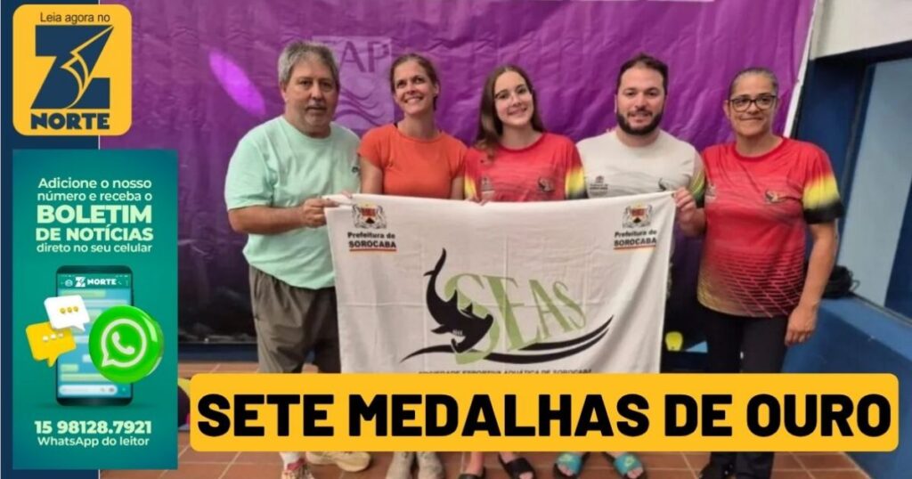 Sorocaba Brilha com Sete Medalhas de Ouro no Campeonato Paulista de Paranatação