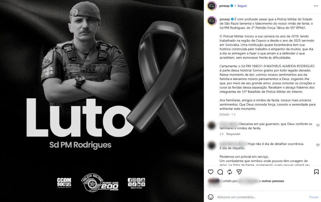 Tragédia em Sorocaba: Policial Militar Morre em Confronto Durante Roubo a Farmácia