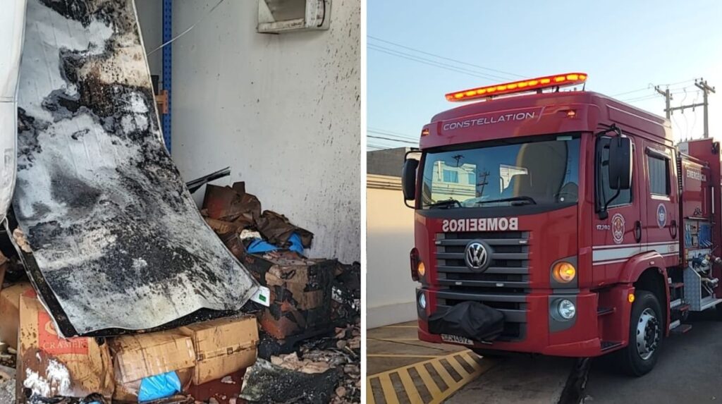 Incêndio em Empresa de Araras Mobiliza 30 Bombeiros; Felizmente, Ninguém Ficou Ferido