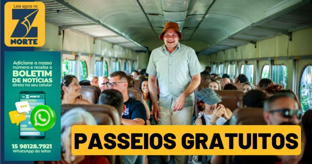 Passeios Gratuitos no Trem dos Operários: Inscrições Abertas a Partir de Sexta-feira (8)
