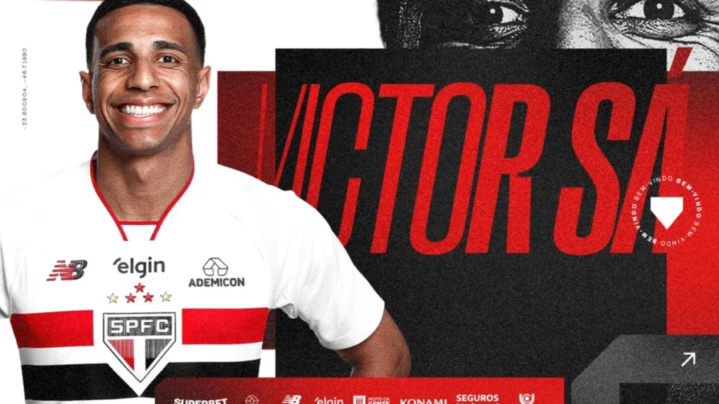 São Paulo confirma contratação de Victor Sá até 2029 e reforça ataque tricolor São Paulo confirma contratação de Victor Sá até 2029 e reforça ataque tricolor